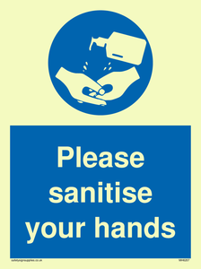 MH6207: Please sanitise your hands