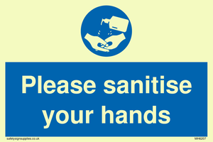 MH6207: Please sanitise your hands