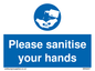 MH6207: Please sanitise your hands