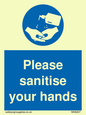 MH6207: Please sanitise your hands