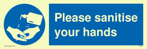 MH6207: Please sanitise your hands