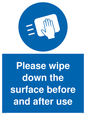 MH6241: Please wipe down the surface before and after use