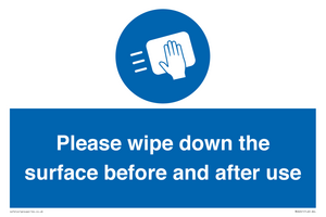 MH6241: Please wipe down the surface before and after use