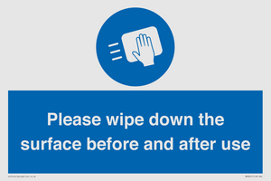 MH6241: Please wipe down the surface before and after use