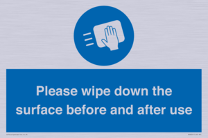 MH6241: Please wipe down the surface before and after use
