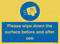 MH6241: Please wipe down the surface before and after use