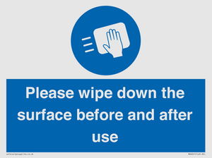 MH6241: Please wipe down the surface before and after use