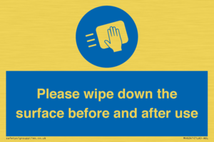 MH6241: Please wipe down the surface before and after use