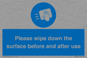 MH6241: Please wipe down the surface before and after use