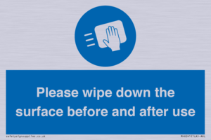 MH6241: Please wipe down the surface before and after use