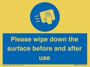 MH6241: Please wipe down the surface before and after use
