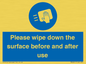 MH6241: Please wipe down the surface before and after use