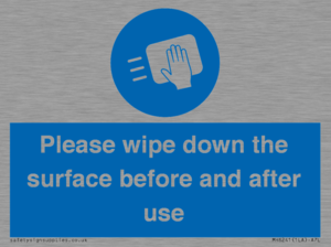 MH6241: Please wipe down the surface before and after use