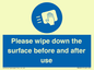 MH6241: Please wipe down the surface before and after use