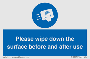 MH6241: Please wipe down the surface before and after use