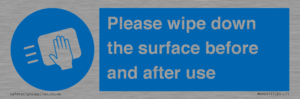 MH6241: Please wipe down the surface before and after use