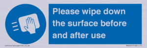 MH6241: Please wipe down the surface before and after use
