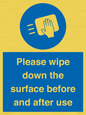 MH6241: Please wipe down the surface before and after use