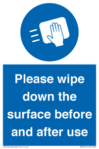 MH6241: Please wipe down the surface before and after use