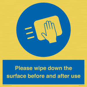 MH6241: Please wipe down the surface before and after use