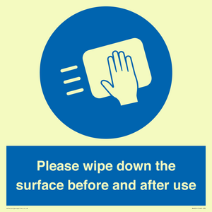 MH6241: Please wipe down the surface before and after use