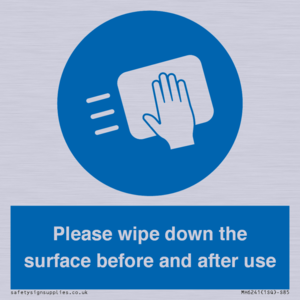 MH6241: Please wipe down the surface before and after use