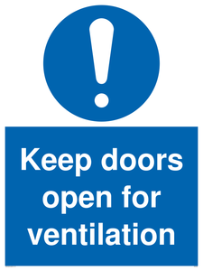 MH6258: Keep doors open for ventilation