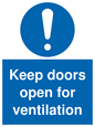 MH6258: Keep doors open for ventilation