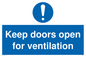 MH6258: Keep doors open for ventilation