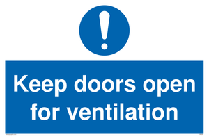 MH6258: Keep doors open for ventilation