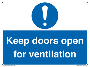 MH6258: Keep doors open for ventilation