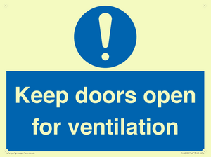 MH6258: Keep doors open for ventilation