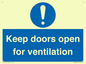 MH6258: Keep doors open for ventilation