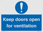 MH6258: Keep doors open for ventilation