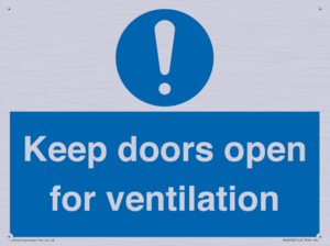 MH6258: Keep doors open for ventilation