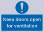 MH6258: Keep doors open for ventilation