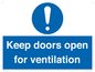 MH6258: Keep doors open for ventilation