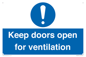 MH6258: Keep doors open for ventilation