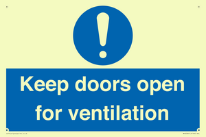 MH6258: Keep doors open for ventilation