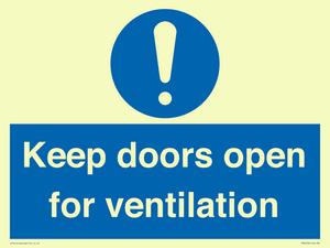 MH6258: Keep doors open for ventilation