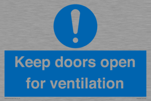 MH6258: Keep doors open for ventilation