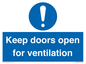 MH6258: Keep doors open for ventilation