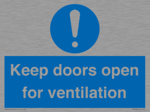 MH6258: Keep doors open for ventilation
