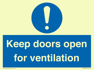 MH6258: Keep doors open for ventilation