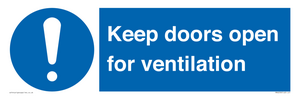 MH6258: Keep doors open for ventilation