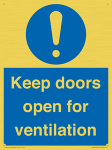 MH6258: Keep doors open for ventilation