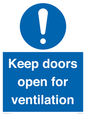 MH6258: Keep doors open for ventilation