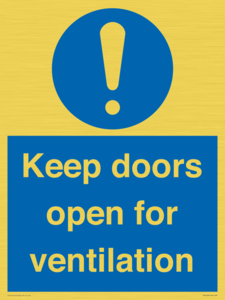 MH6258: Keep doors open for ventilation