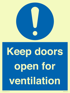 MH6258: Keep doors open for ventilation