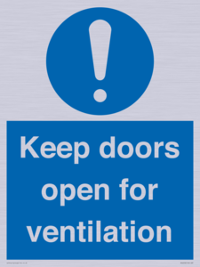 MH6258: Keep doors open for ventilation